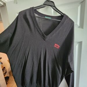 Hugo Boss Black V-Neck Sweater